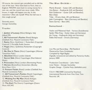 CD Nico: Do Or Die - Diary 1982 (Nico In Europe)