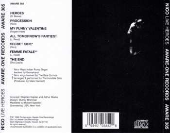 CD Nico: Live Heroes