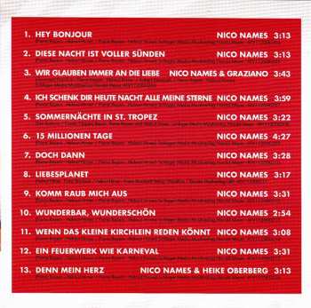 CD Nico Names: Hey Bonjour 