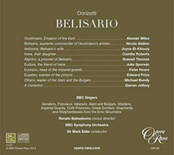 2CD/Doos BBC Symphony Orchestra: Belisario