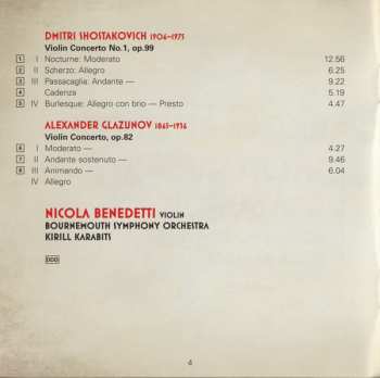 CD Dmitri Shostakovich: Shostakovich | Glazunov