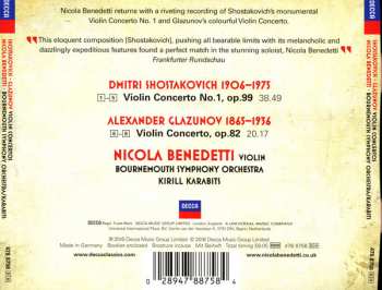 CD Dmitri Shostakovich: Shostakovich | Glazunov