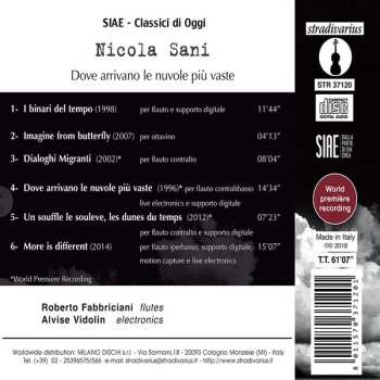 CD Roberto Fabbriciani: Dove Arrivano Le Nuvole Più Vaste