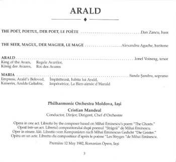 CD Nicolae Bretan: Golem And Arald (Operas In One Act)