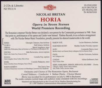 2CD/Doos Nicolae Bretan: Horia