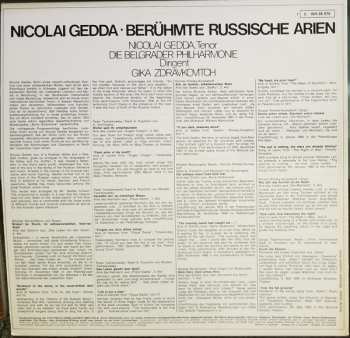 LP Nicolai Gedda: Berühmte Russische Arien