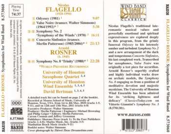 CD Arnold Rosner: Symphony No. 2 'Symphony Of The Winds' / Symphony No. 8 'Trinity'