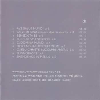 2CD Nicolas Gombert: Motets LTD
