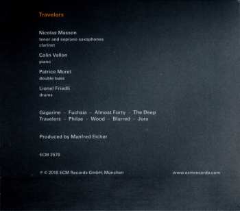 CD Patrice Moret: Travelers