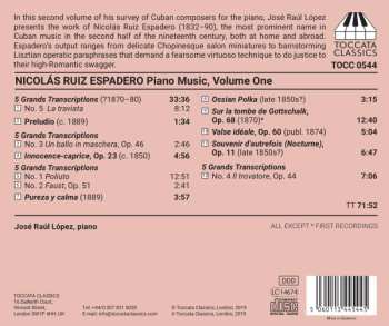 CD José Raúl López: Piano Music Volume One