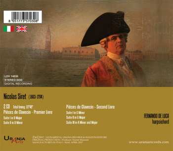 2CD Nicolas Siret: The Complete Harpsichord Works