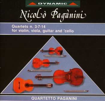Album Niccolò Paganini: Quartets N. 3-7-14 For Violin, Viola, Guitar And 'Cello