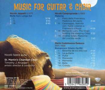 CD Nicolò Spera: Music For Guitar & Choir