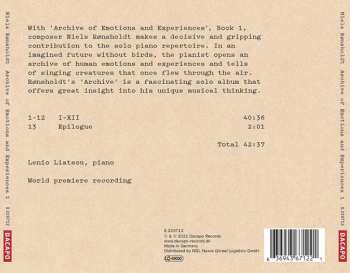 CD Lenio Liatsou: Archive Of Emotions And Experiences, Book 1 