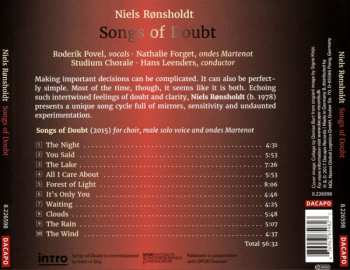 CD Niels Rønsholdt: Songs Of Doubt