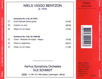 CD Ole Schmidt: Symphonies 3 & 4