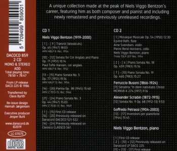 2CD Niels Viggo Bentzon: Niels Viggo Bentzon Plays Bentzon, Scriabin A.O.