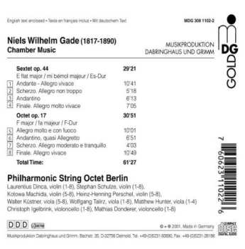 CD Niels Wilhelm Gade: Octet Op. 17 • Sextet Op. 44