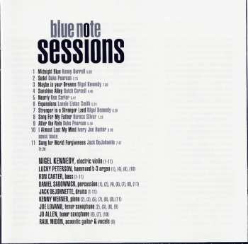 CD Nigel Kennedy: Blue Note Sessions