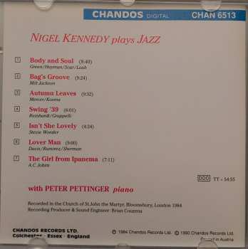 CD Nigel Kennedy: Plays Jazz