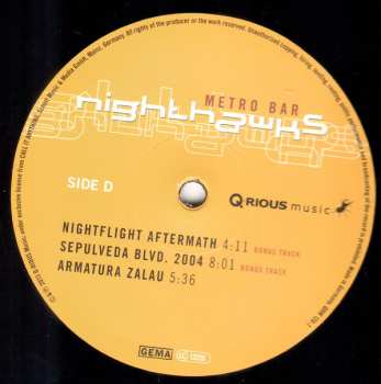 2LP Nighthawks: Metro Bar