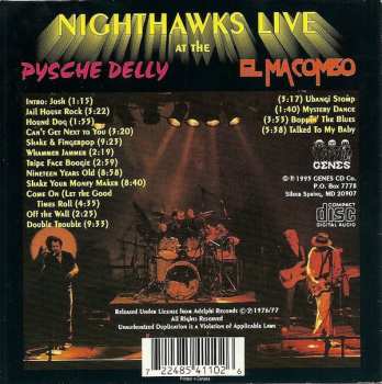 CD The Nighthawks: Nighthawks Live