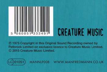 LP Manfred Mann's Earth Band: Nightingales & Bombers