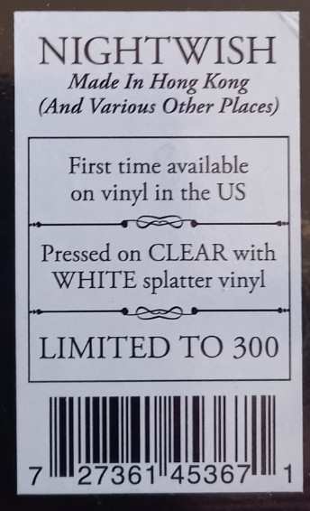 2LP Nightwish: Made In Hong Kong (And In Various Other Places) CLR | LTD