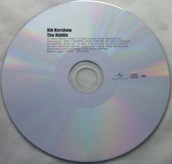 CD Nik Kershaw: The Riddle = ザ・リドル LTD
