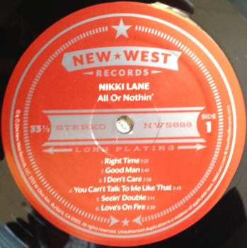 LP Nikki Lane: All Or Nothin' LTD