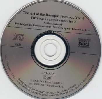CD Drottningholms Barockensemble: The Art Of The Baroque Trumpet, Vol. 4: Virtuosa Trumpetkonserter 2