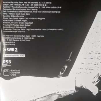 CD Rundfunk-Sinfonieorchester Berlin: Piano Concerto No. 5 / Concerto Op. 104 / Sinfonietta Op. 49