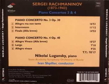 CD Sergei Vasilyevich Rachmaninoff: Nikolai Lugansky • Rachmaninov • Piano Concertos 3 & 4