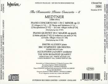 CD BBC Symphony Orchestra: Piano Concerto No 1 In C Minor / Piano Quintet In C Major