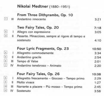 CD Nikolai Medtner: The Piano Works Of Nikolai Medtner Vol. 7