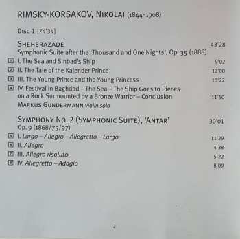 4CD Nikolai Rimsky-Korsakov: Orchestral Works Including Scheherazade