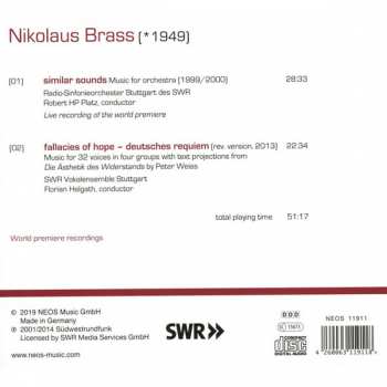 CD Nikolaus Brass: Choral & Orchestral Works - Vol. 2