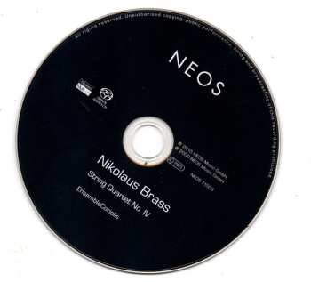 SACD Nikolaus Brass: String Quartet No. IV