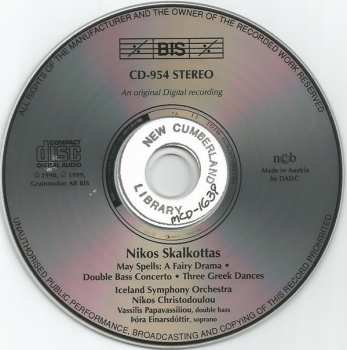 CD Nikos Skalkottas: Mayday Spell Suite / Double Bass Concerto / Three Greek Dances