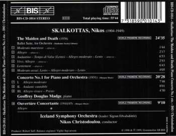 CD Nikos Skalkottas: The Maiden And Death, Ballet Suite · Piano Concerto No.1 · Ouvertüre Concertante