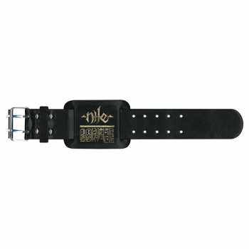 Merch Nile: Leren Armband Logo Nile & Hieroglyphs