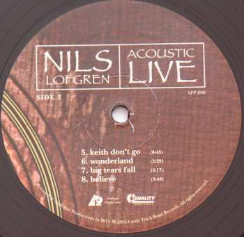 2LP Nils Lofgren: Acoustic Live LTD