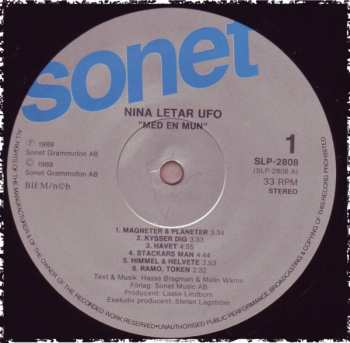 LP Nina Letar UFO: Med En Mun