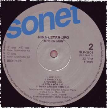 LP Nina Letar UFO: Med En Mun