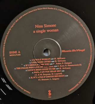 LP Nina Simone: A Single Woman