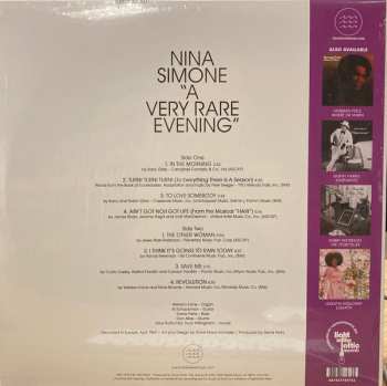 LP Nina Simone: A Very Rare Evening LTD