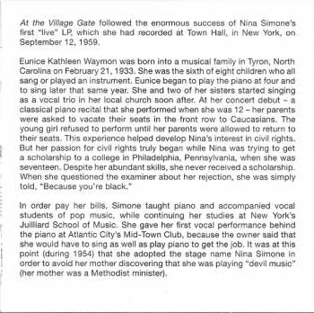 CD Nina Simone: At The Village Gate