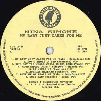 LP Nina Simone: My Baby Just Cares For Me