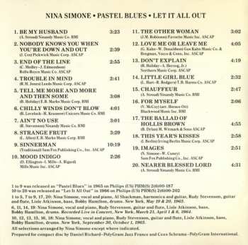 CD Nina Simone: Pastel Blues / Let It All Out