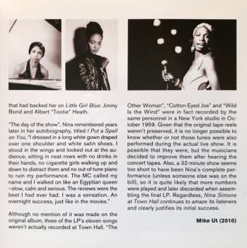 CD Nina Simone: Nina Simone At Town Hall + The Amazing Nina Simone